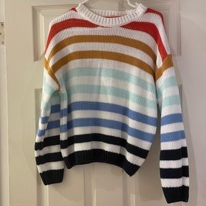 Rainbow Striped Sweater